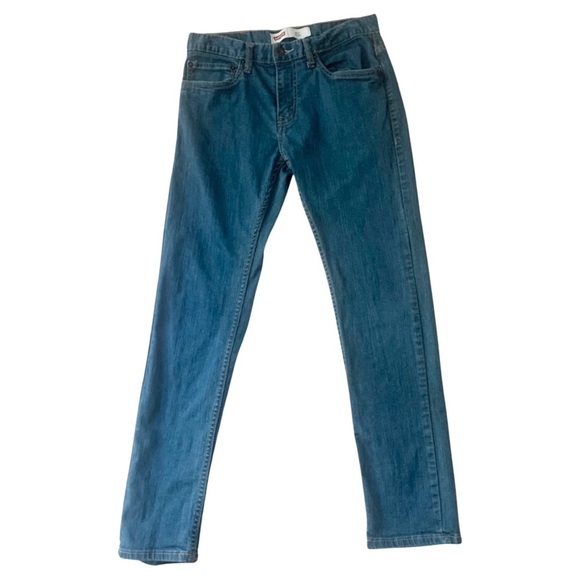 LEVI’S 511 Slim Boys Jeans Mid-Rise Denim Size 16 - Picture 3 of 16